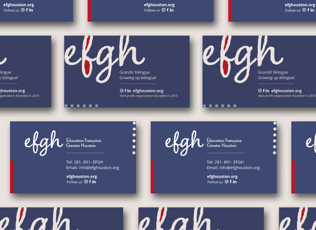 New branding for EFGH - Education Française Greater Houston